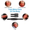 Muscle Stimulator Abdominal Toning Belt ABS Training Fitness Equipment Waist Trimmer Belt Muscle Toner with 6 Modes 18 Intensity Levels for Men Woman