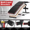 Multifunctional Sit up Bench 4 Position Adjustable Metal Workout Bench