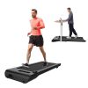 Walking Pad Treadmill Under Desk-Under Desk Treadmill for Office Home,2 in 1 Desk Treadmill Space Saving with Treadmill Mat,Remote Control