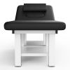 31.5 Inches Wide - High Quality Furniture Beauty Salon Beauty Bed Modern Segmented Structure Massage Bed - Black Quality Leather