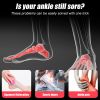 1Pair Sport Ankle Stabilizer Brace Compression Ankle Support Tendon Pain Relief Strap Foot Sprain Injury Wraps Run Basketball