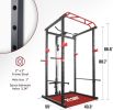 160lb Home Gym sets Multi-functional Power Cage,Home Adjustable Pullup Squat Rack 1000Lbs Capacity Comprehensive Fitness Barbell Rack