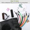 11Pcs Resistance Bands Set Fitness Workout Tubes Exercise Tube Bands Up to 100lbs