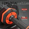 25LB 5 in 1 Single Adjustable Dumbbell Free Dumbbell Weight Adjust with Anti-Slip Metal Handle, Ideal for Full-Body Home Gym Workouts