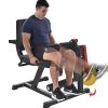 Leg Extension and Curl Machine - Leg Exercise Machine with Adjustable Seat Backrest and Rotary Leg Extenstion