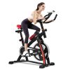 Household Adjustable Indoor Exercise Cycling Bike Trainer with Electronic Meter