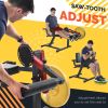 Leg Extension and Curl Machine - Leg Exercise Machine with Adjustable Seat Backrest and Rotary Leg Extenstion