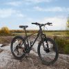 S26102 26 Inch Mountain Bike, Shimano 21 Speeds with Mechanical Disc Brakes, High-Carbon Steel Frame