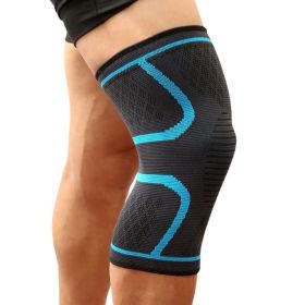 1PC Fitness Running Knee Sleeve for Basketball Volleyball Cycling (Color: BLACK, Type: Style A)