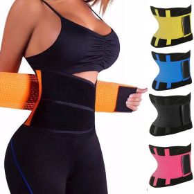 Waist Trainers for Men Women Waist Trimmers Workout Sweat Band Belt for Back Stomach Support (Color: BLACK, size: M)