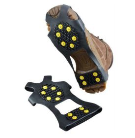 Outdoor anti-skid shoe cover; ice and snow ground; suitable for 10 teeth outdoor ice claw (Number of teeth: 10 tooth XL)