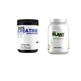 Creatine Bundle (Protein: Pure Plant Protein Vanilla, Creatine: Pure Creatine)