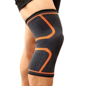 1PC Fitness Running Knee Sleeve for Basketball Volleyball Cycling (Color: BLACK, Type: Style C)